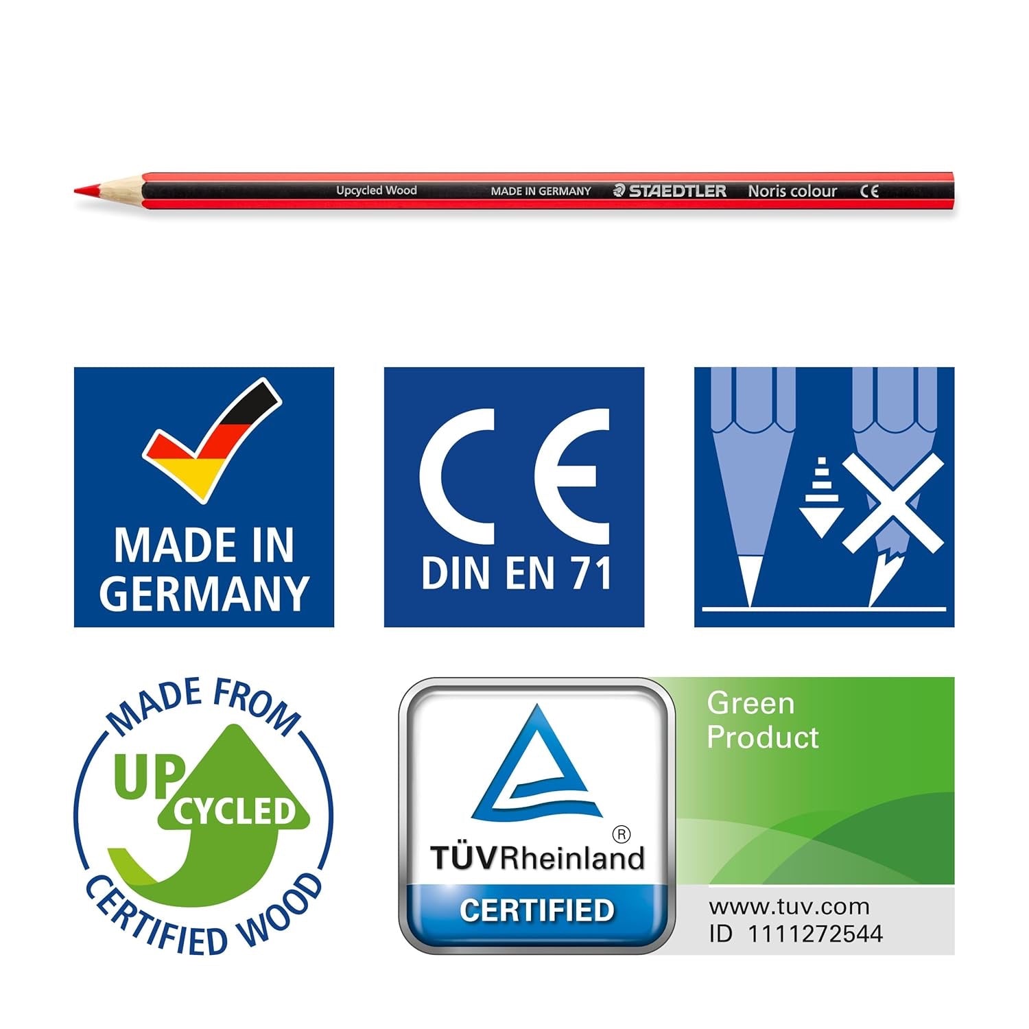 Noris Colour Pencil - 36 Assorted Colours STAEDTLER 185 CD36