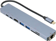 Usb Hub Heatz Zt80 Type C Adapter (10 In1)