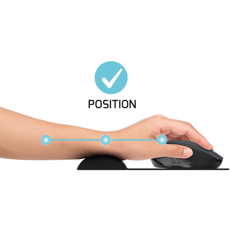 Tecsa Tcs-Gmp 11 Gel mouse pad with wrist rest support