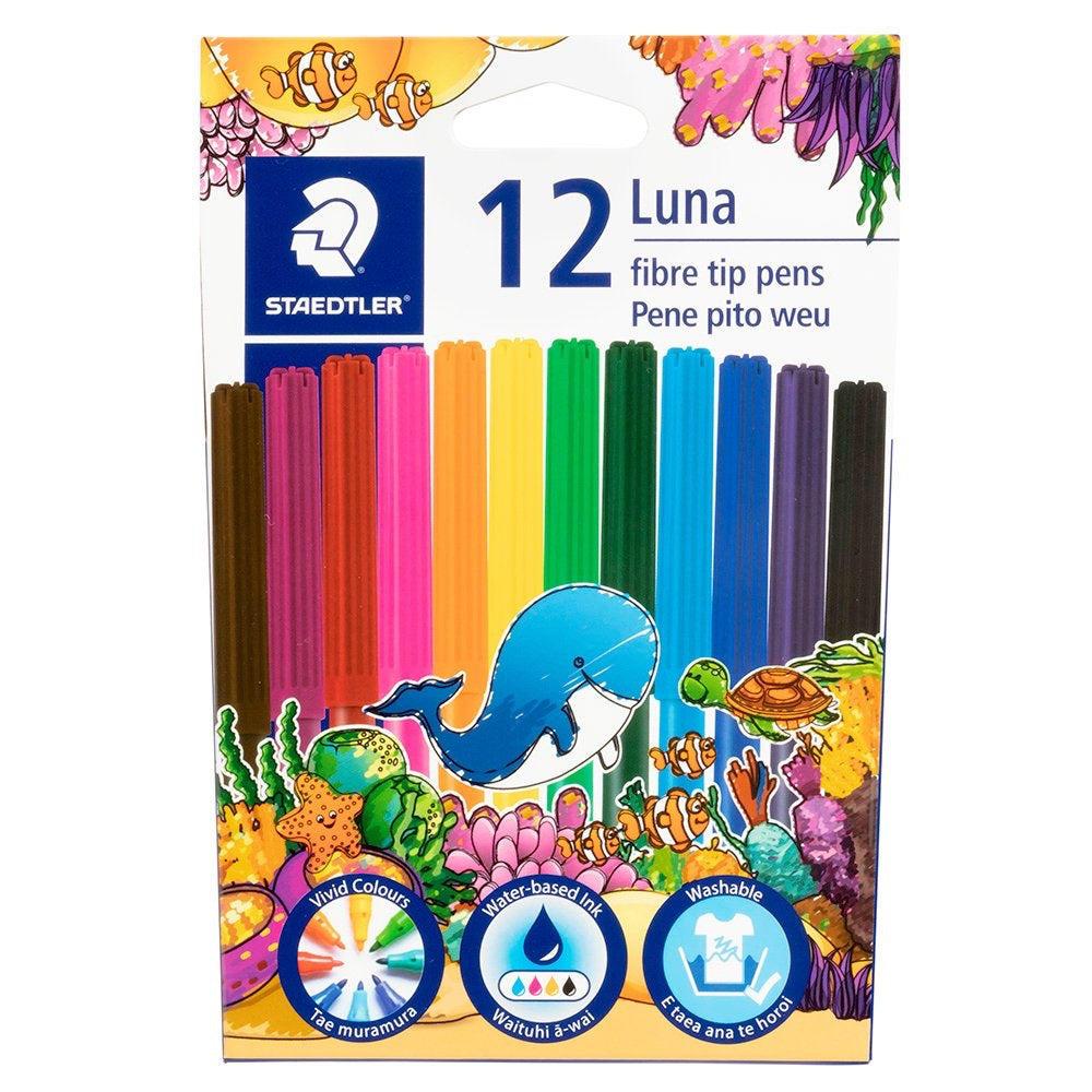 Luna Fibre-Tipped Pen 12col ST-327-LWP12 Staedtler