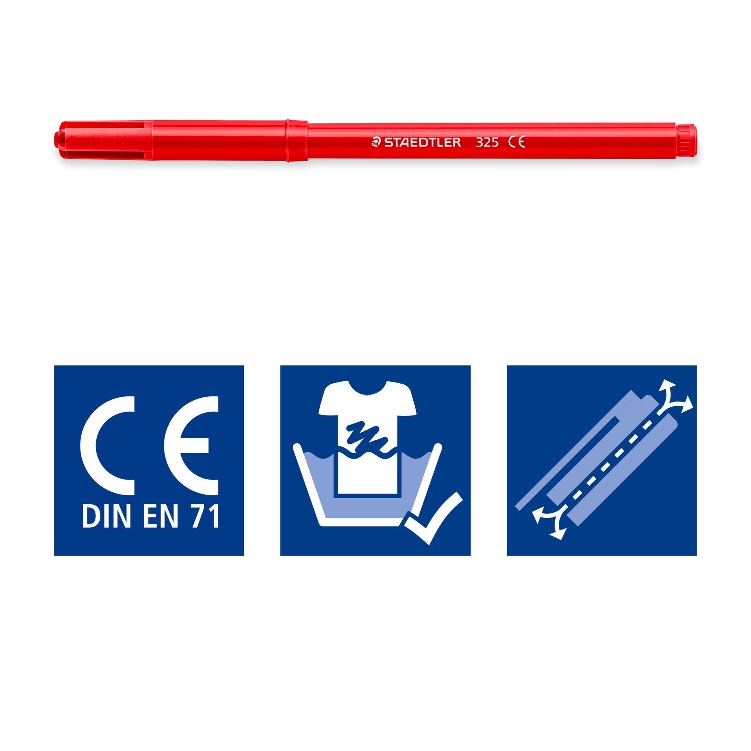 Fiber tip Pen cardboard Set-12col ST-325-C12