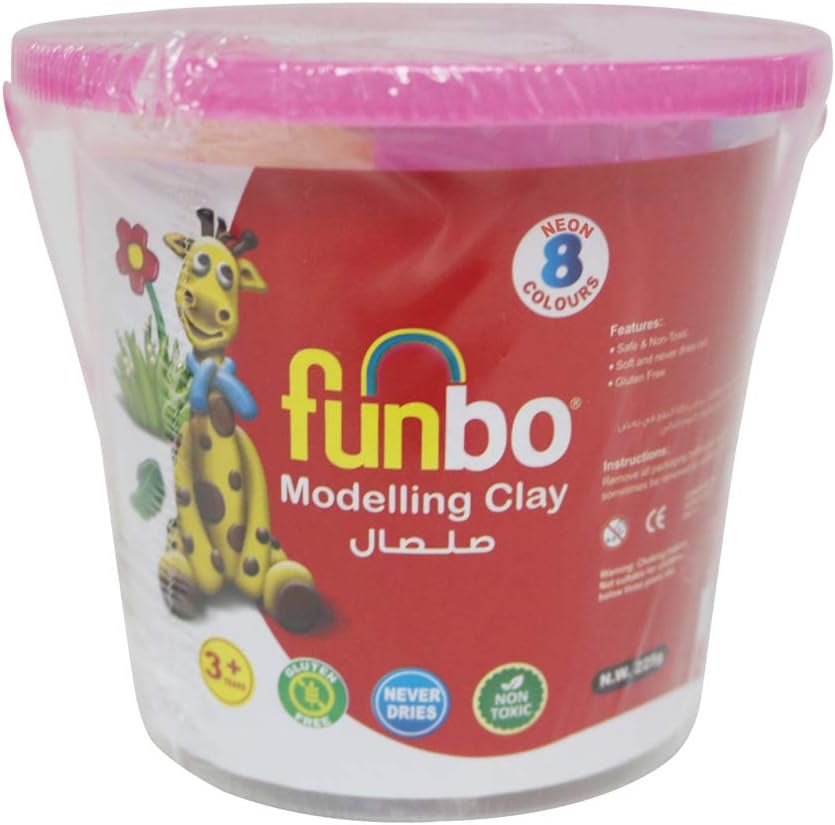 M.Clay 700g 8 Colors in Bucket FO-MC-700-8