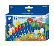 Noris Club SuperJumbo WaxCrayon Staedtler =12col  ST-2260-NC12