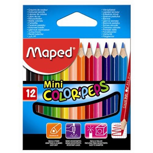 Color Peps Mini Pencils 12Col MD-832500