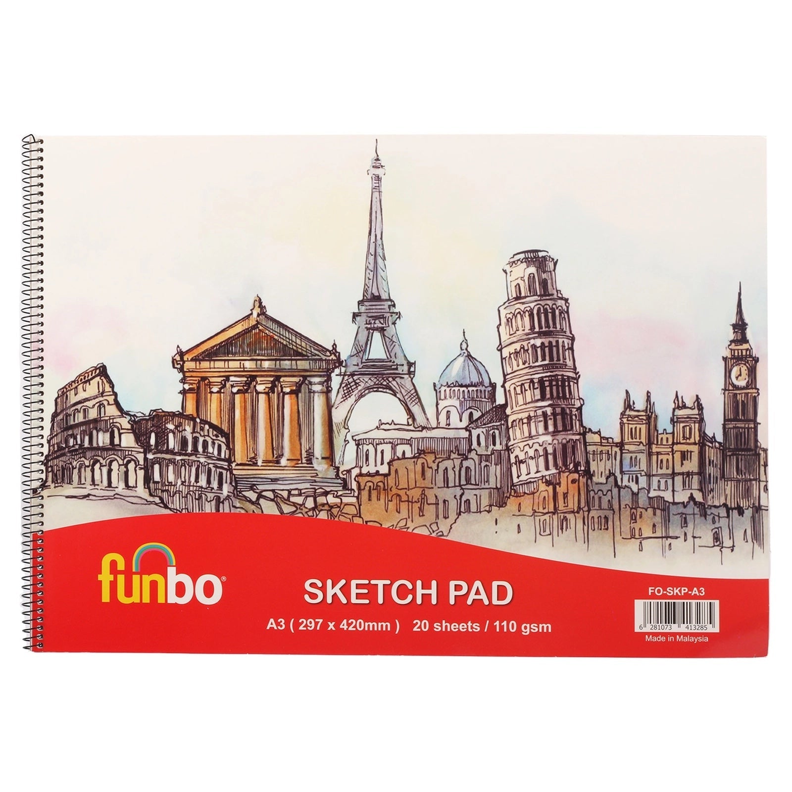 Sketch Pad A3 110 gsm, 20 shts FO-SKP-A3