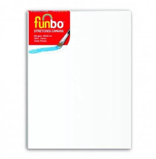 Stretched 3D Funbo canvas 380 gms 24X30 cm FO-114002430