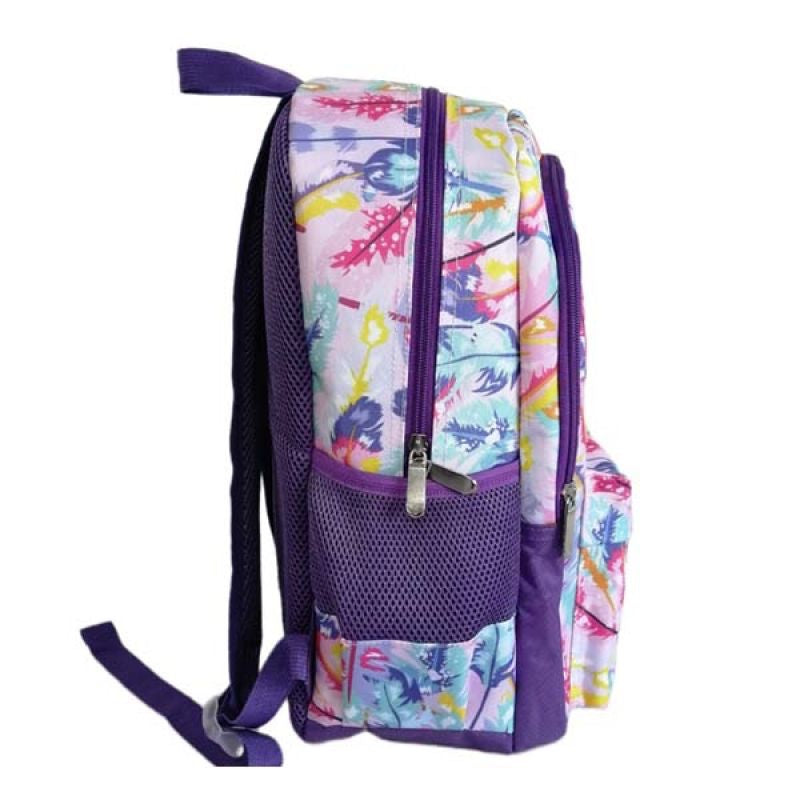 Kids Primary Backpack Abstract Feather