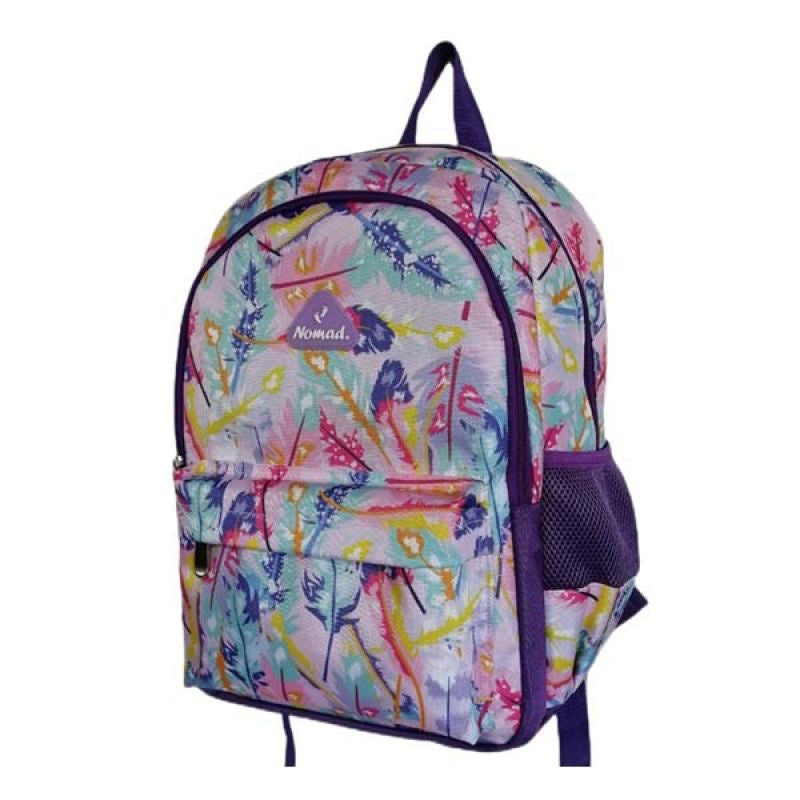Kids Primary Backpack Abstract Feather
