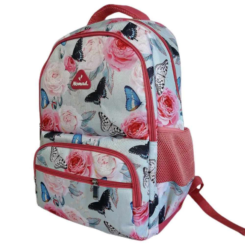 Kids Secondary Backpack Rose Butterfly