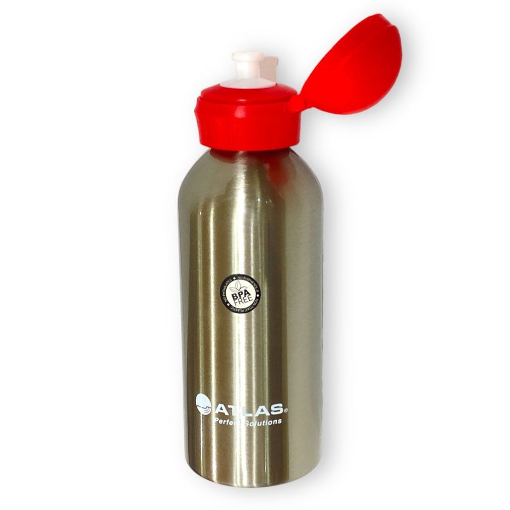 Water Bottle Sipper Stainless Steel 600 ml Red Atlas AS-WB0686-RD