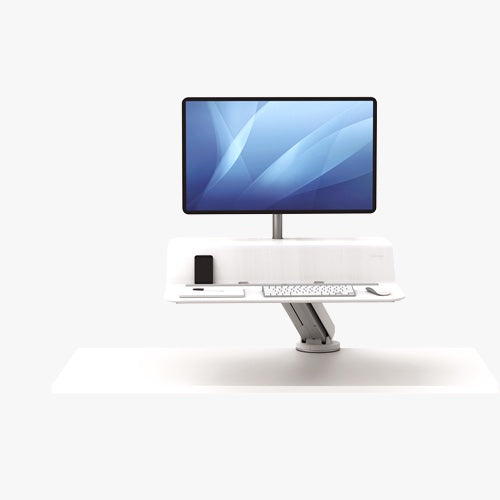 Fellowes Lotus™ RT Sit-Stand Workstation – Single Monitor