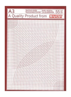 Partner 50-Sheet A3 Size Tracing Pad 55gsm Thickness