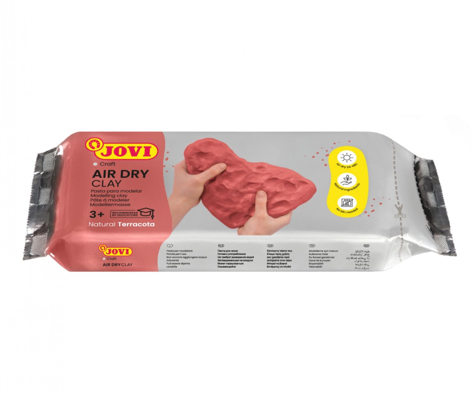 AIR DRY CLAY Air-Hardening Modeling Clay 1000 g Terracotta