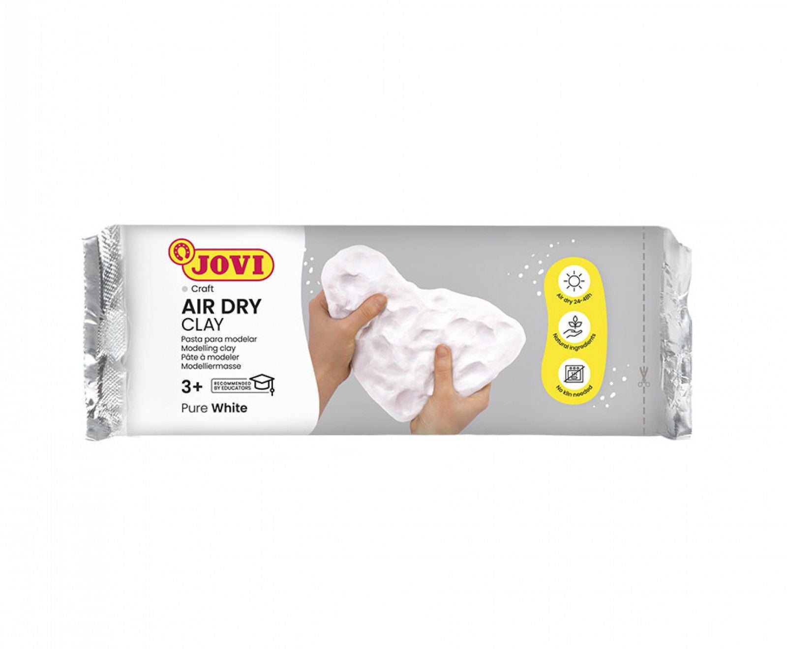AIR DRY CLAY - 500 g White Air-Dry Modeling Clay