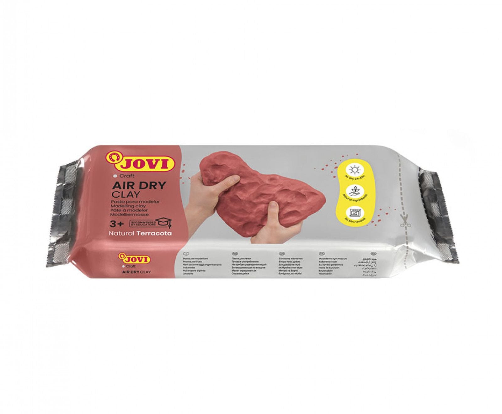AIR DRY CLAY - 500 g Terracotta Air-Dry Modeling Clay