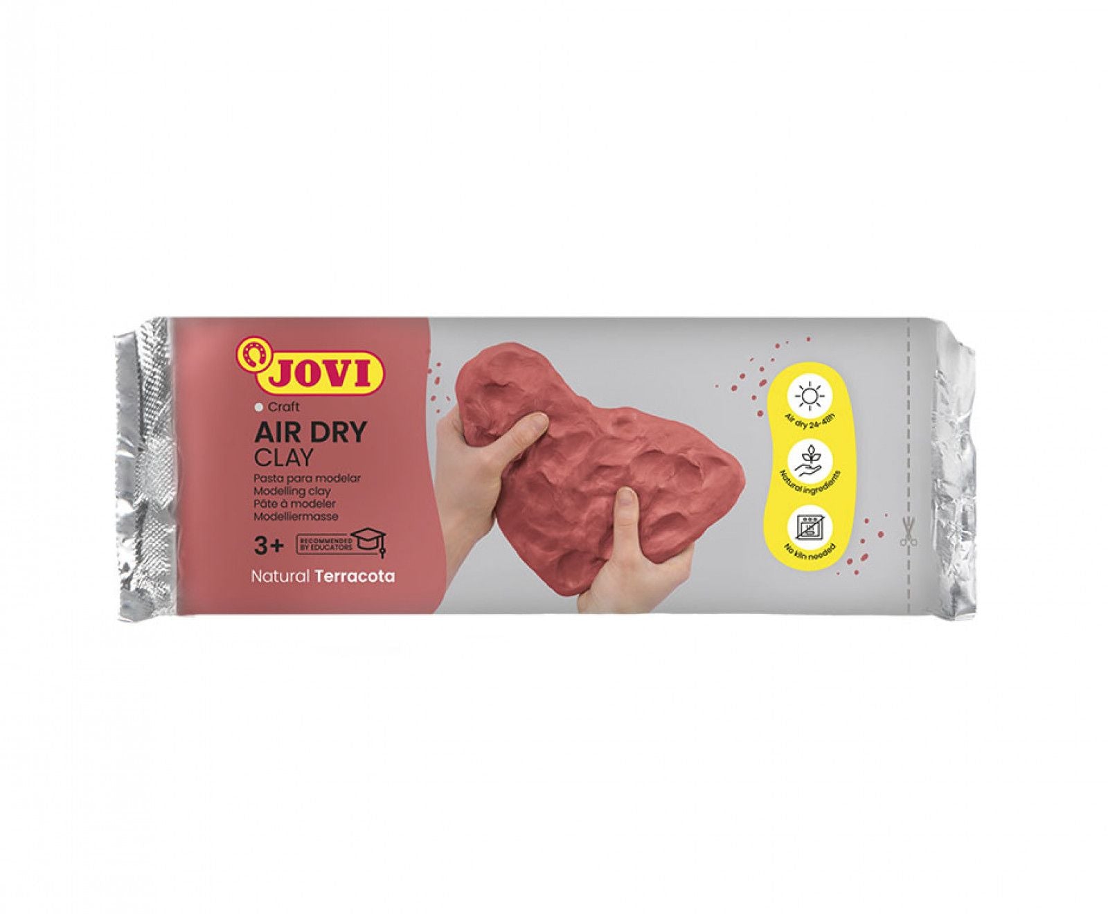 AIR DRY CLAY - 500 g Terracotta Air-Dry Modeling Clay