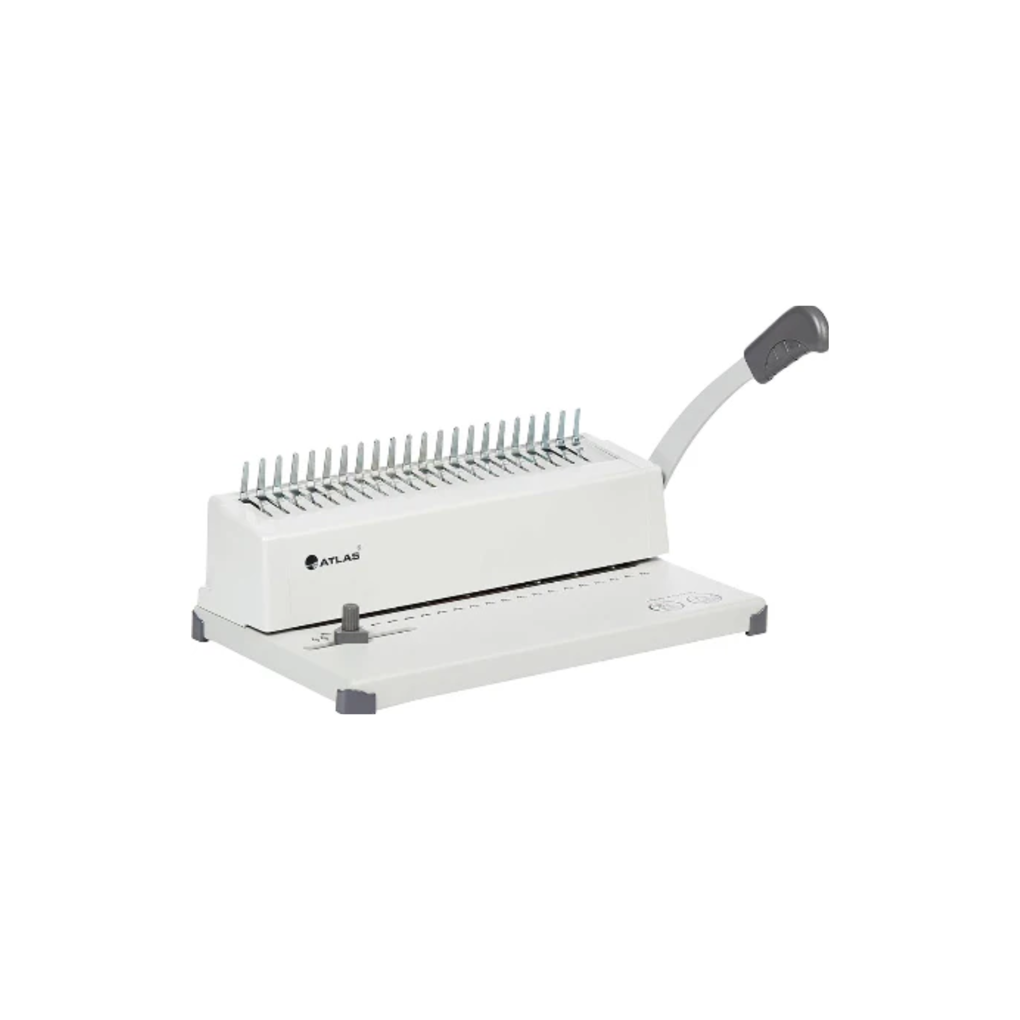 Atlas AS-BM-PB21 Manual Comb Binding Machine – Durable Office Binder for A4 Documents and Reports in Qatar