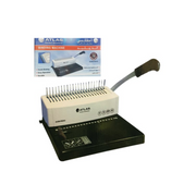 Atlas AS-BM-PB250 Plastic Comb Binding Machine – Manual Binder for A4 Office Documents and Reports in qatar