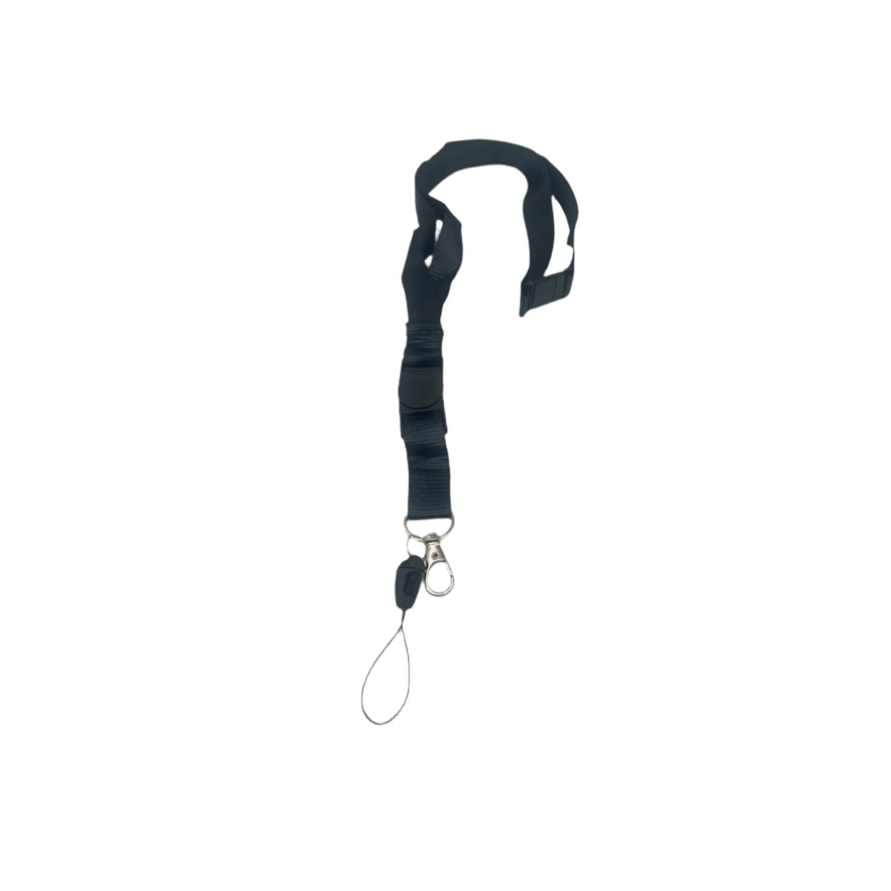 Durable black ID lanyard for office staff – best price in Qatar