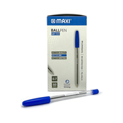 Maxi stationery blue pens box 50pcs best price Qatar