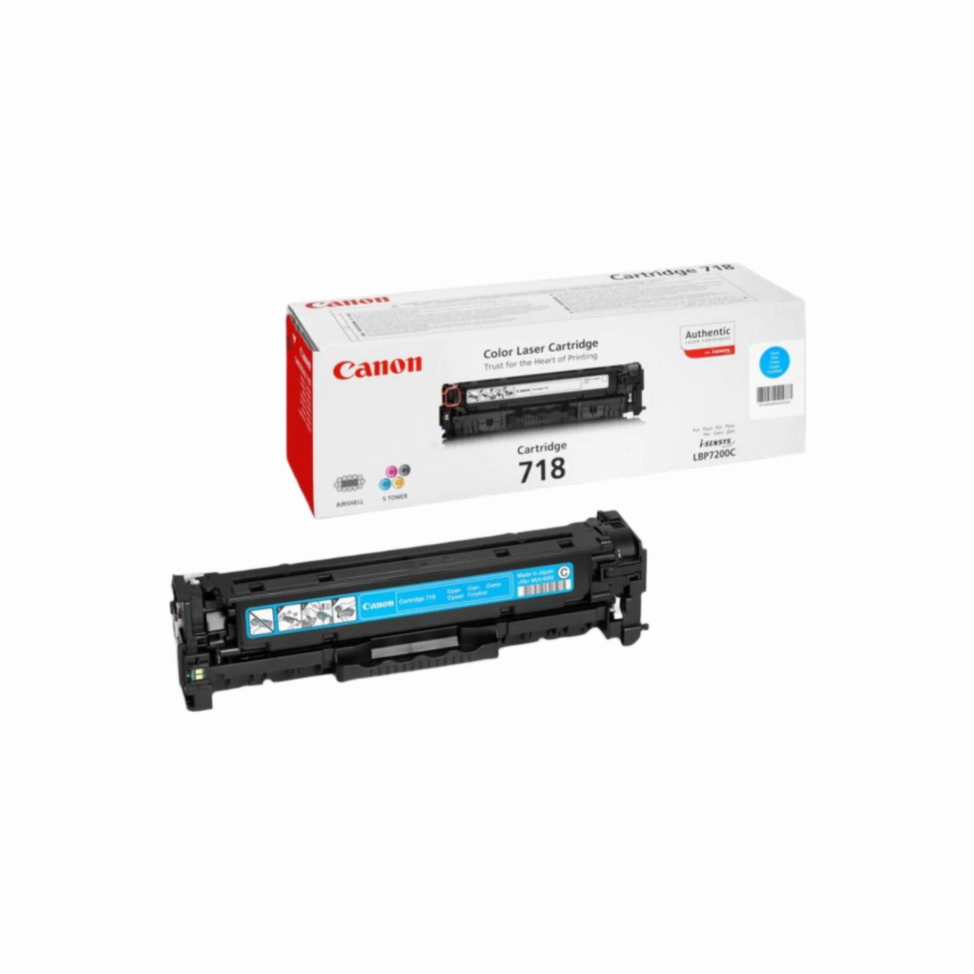 Buy Genuine Canon 718C Cyan Toner Online in Qatar