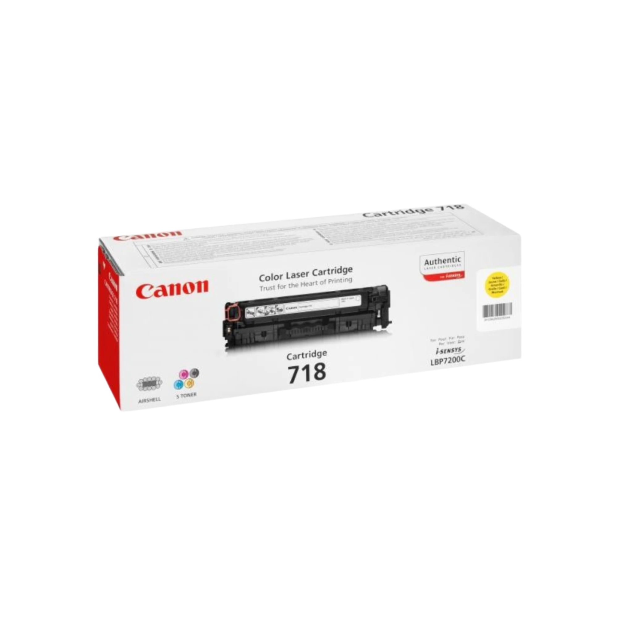 Buy Canon 718Y Yellow Toner Cartridge Online in Qatar
