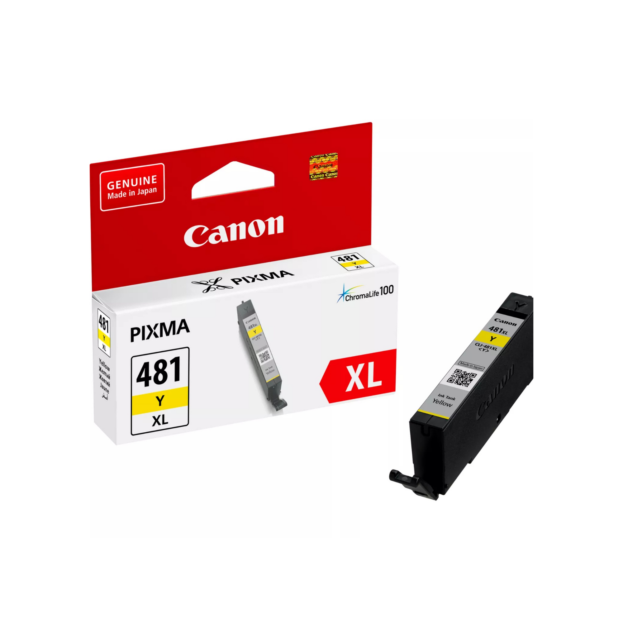 Buy Genuine Canon CLI-481YXL Yellow Ink Online in Qatar