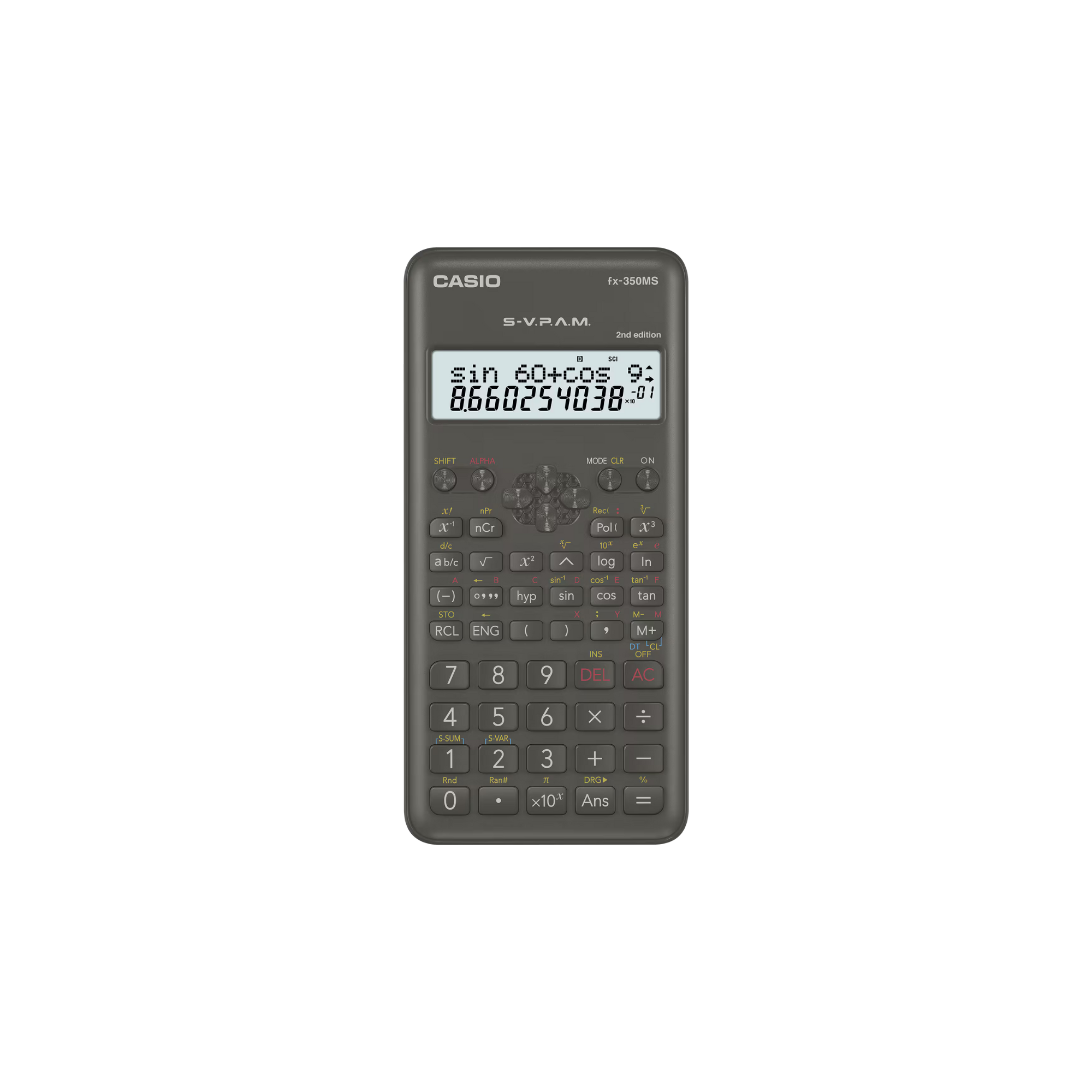 Casio FX-350MS with two-line display and 240 functions