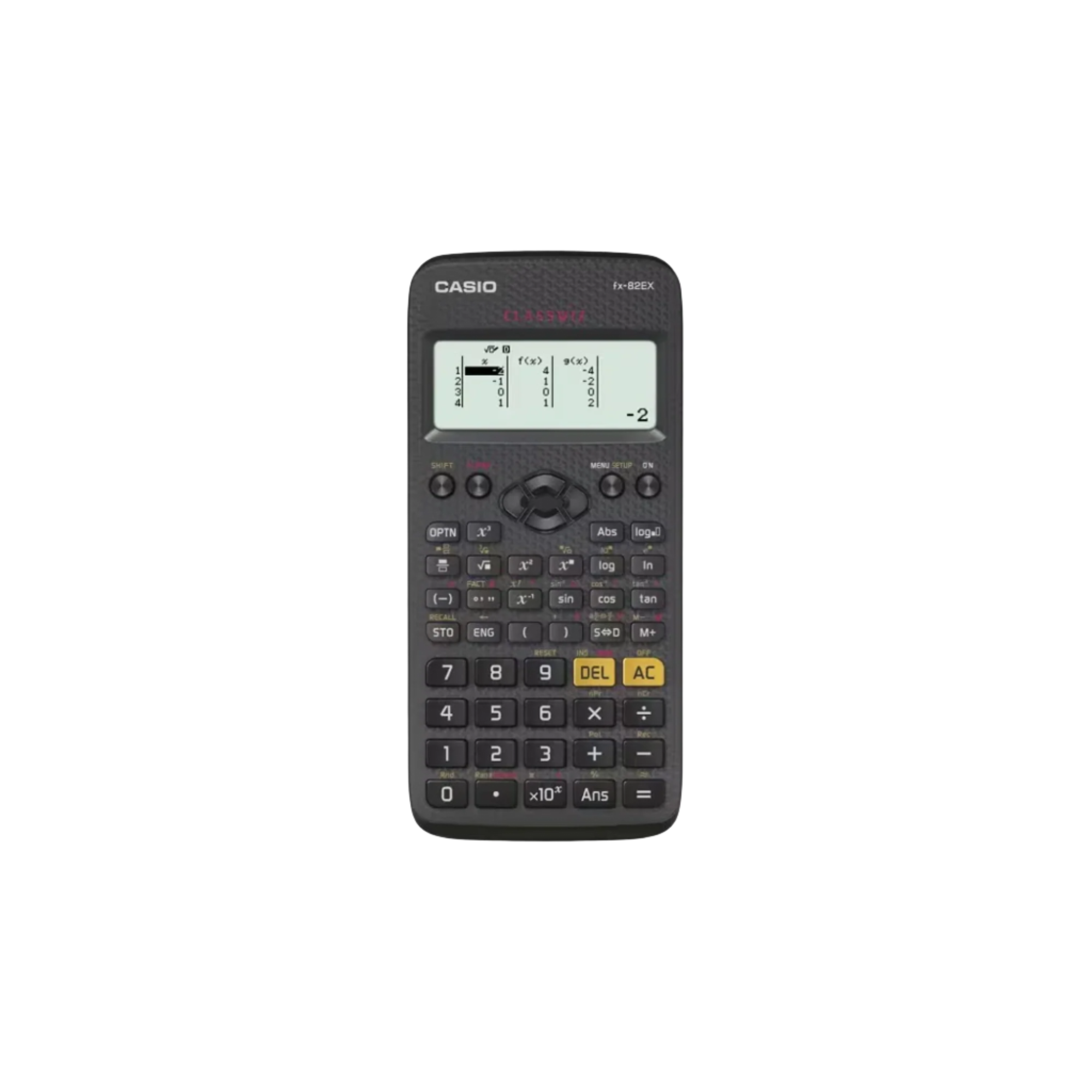Casio FX-82ES Plus scientific calculator with natural textbook display