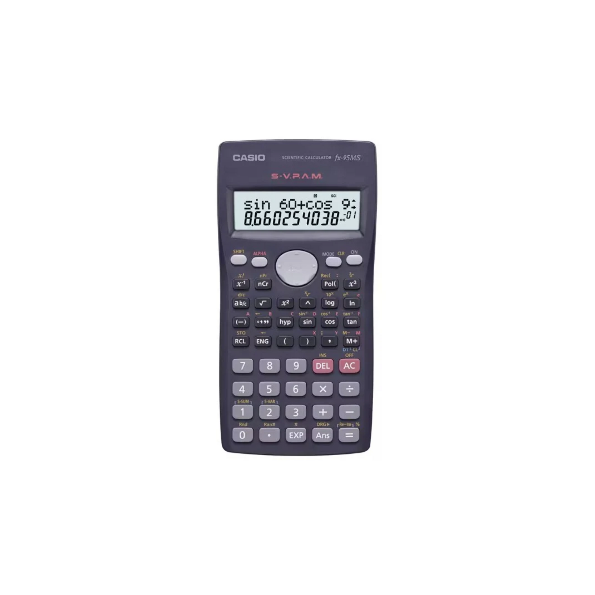Casio fx-95MS scientific calculator with 244 functions