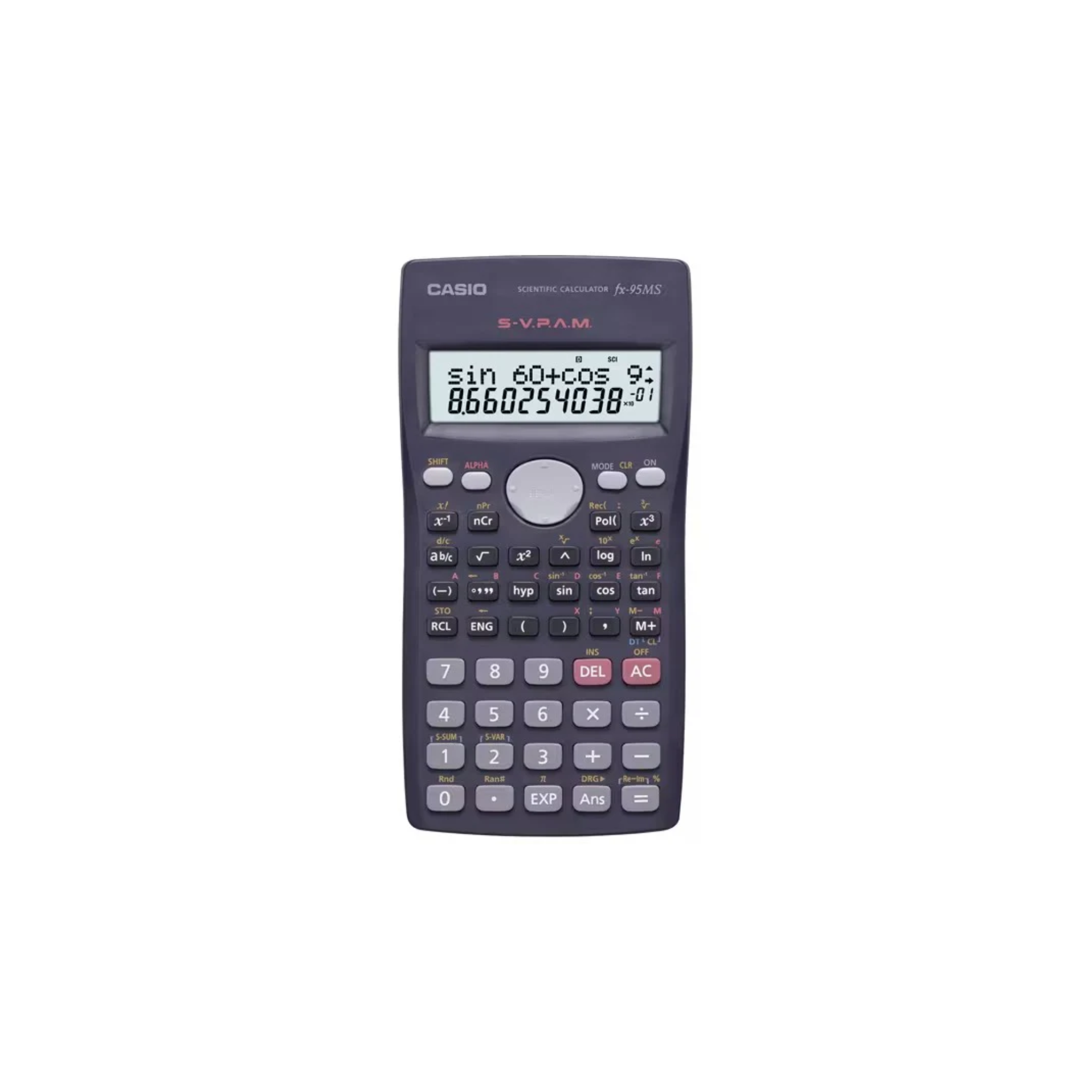 Casio fx-95MS scientific calculator with 244 functions