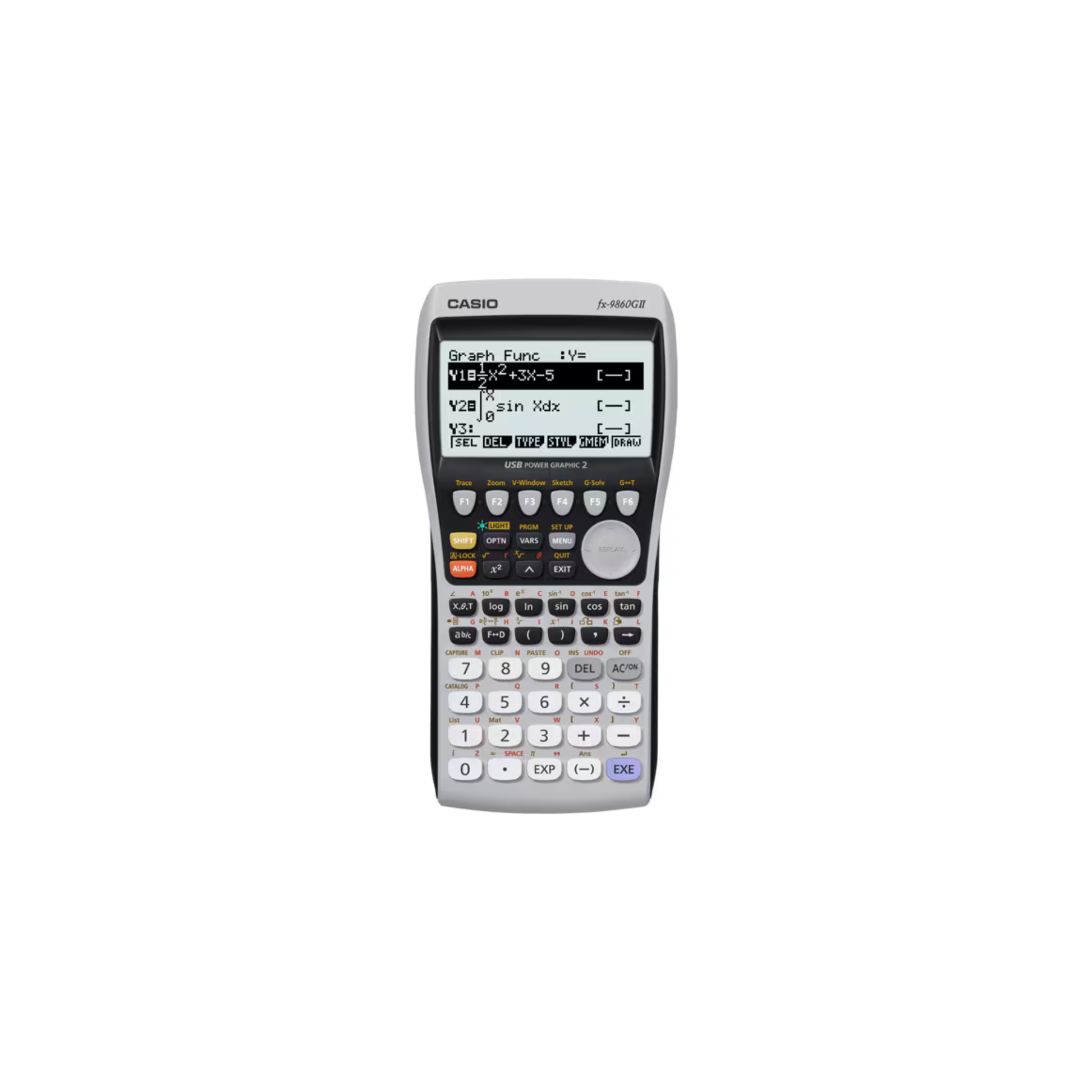 Casio FX-9860GII with USB support and fast processing