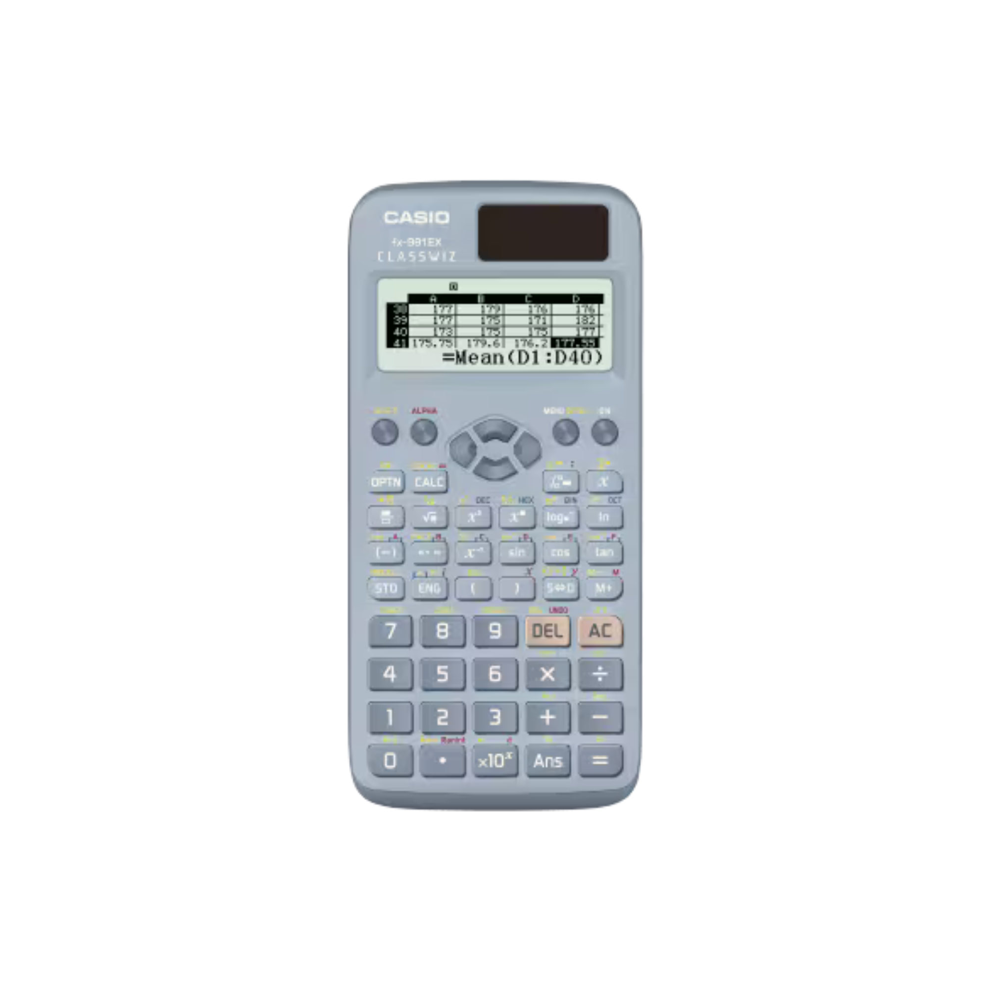 Casio fx-991EX ClassWiz scientific calculator with 552 functions