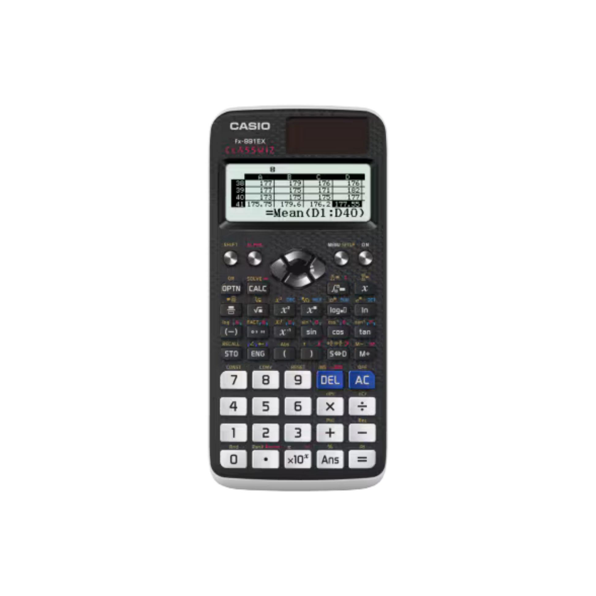 Casio fx-991EX QR code visualization feature for graphing