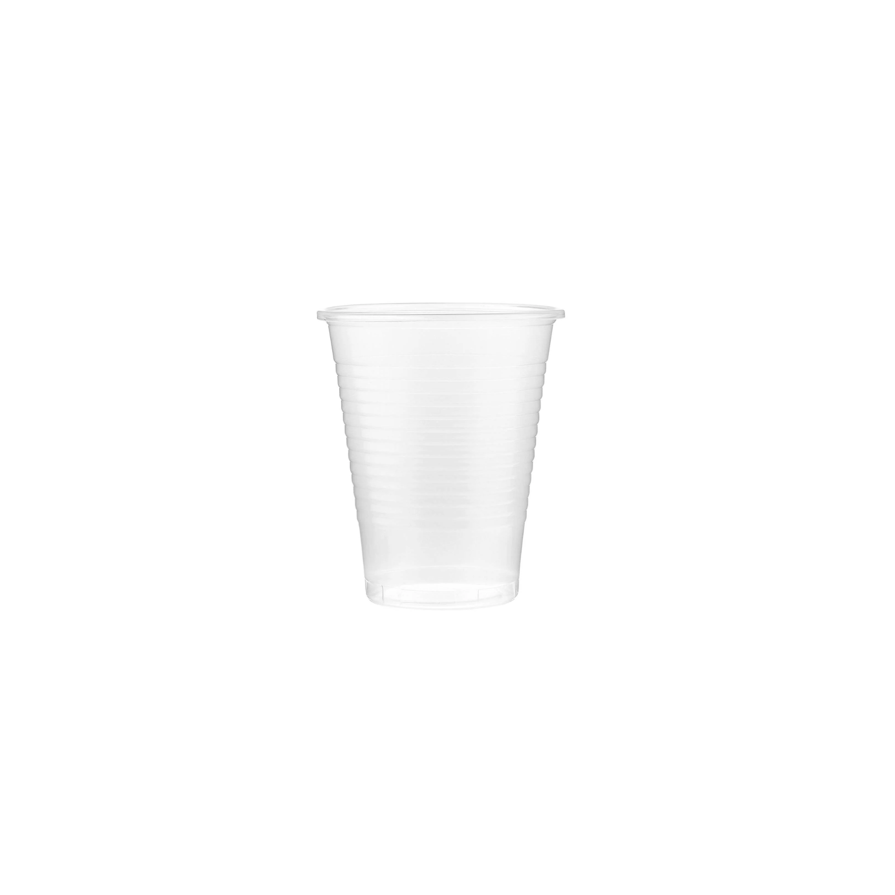 Transparent plastic drinking cups for catering and offices in Doha