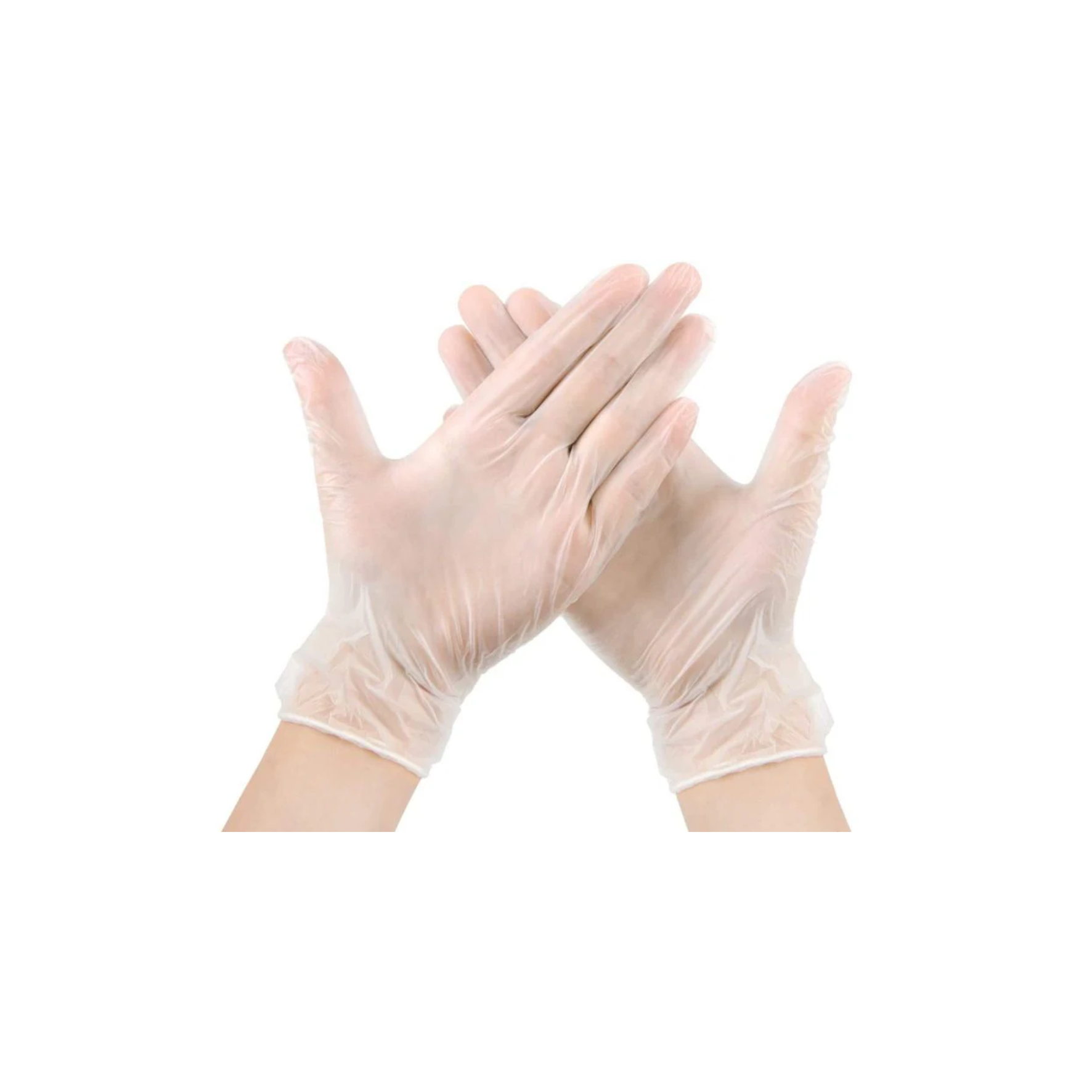 Clear vinyl gloves powder-free 1000 pcs pack in Qatar
