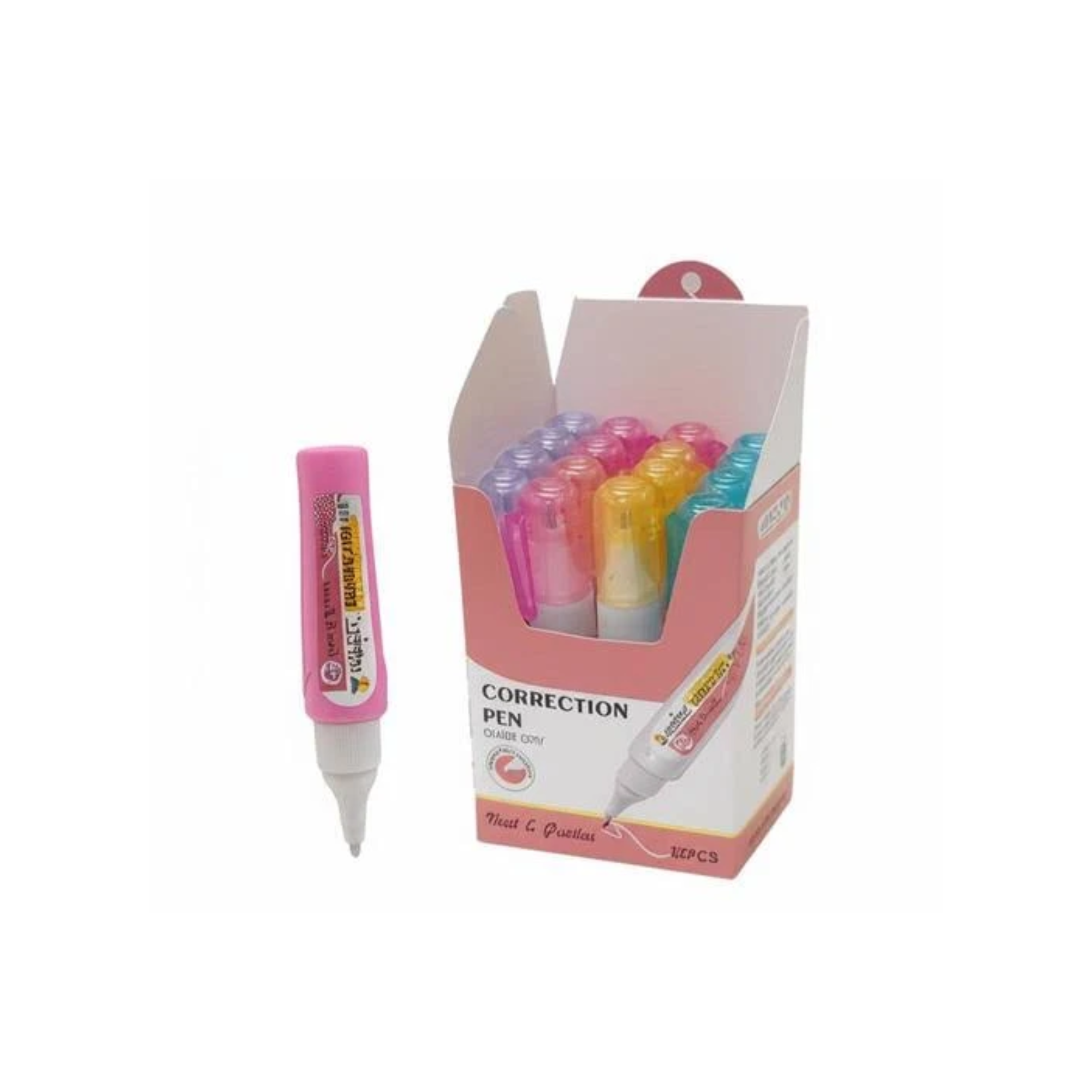 Correction Pen Reg 12ml White for office and school use in Qatar