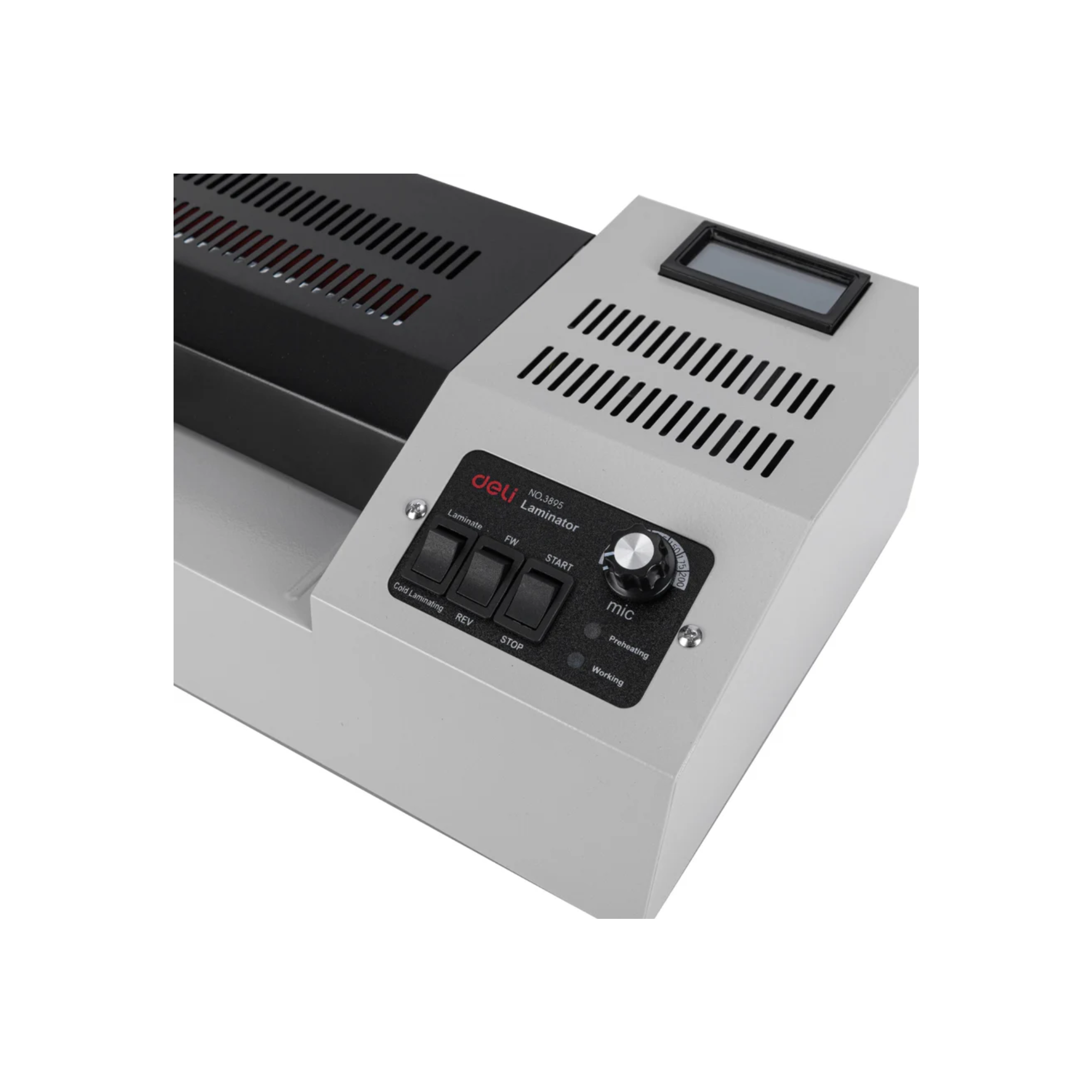 Deli E3895-EU laminator in use – A3 document lamination for offices