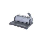 DELI Wire Binding Machine – Front View Showing Manual Binder for Up to 425 Sheets in Qatar