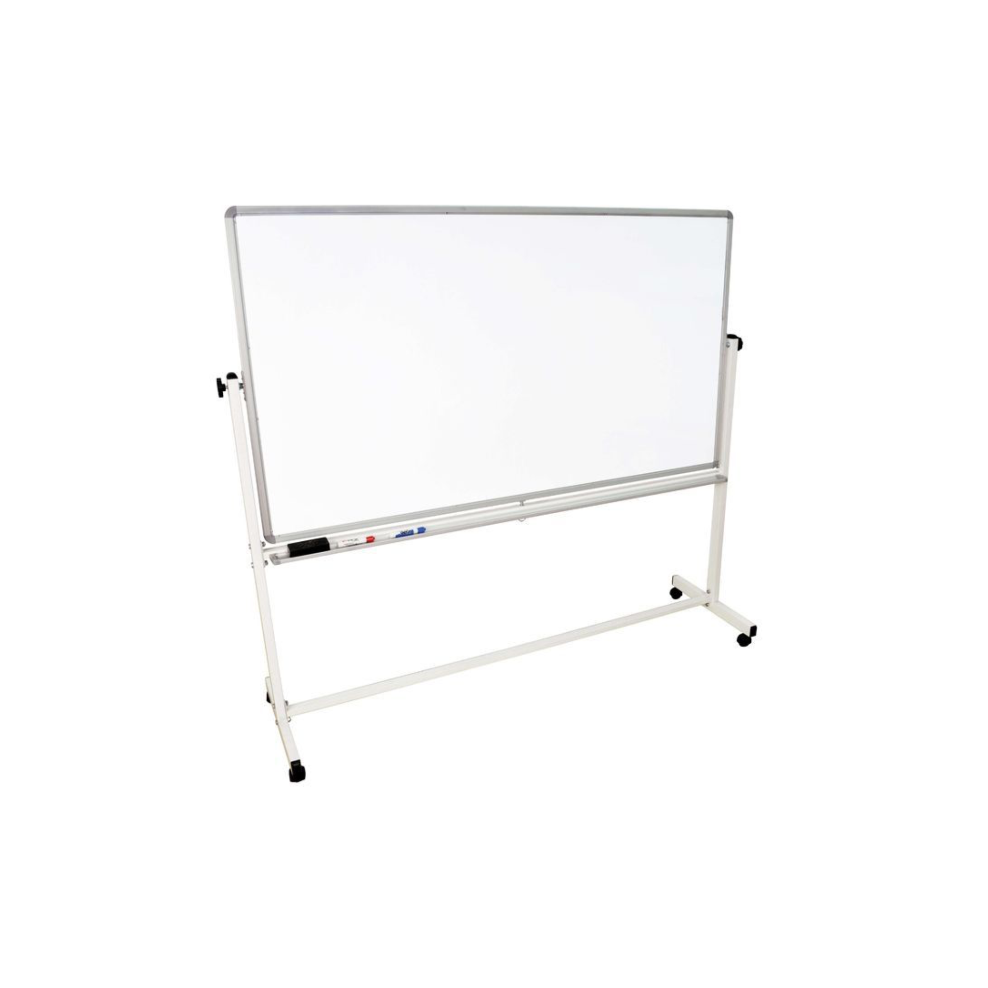 Double-Sided Magnetic White Board 90x180cm with Movable Stand in Qatar