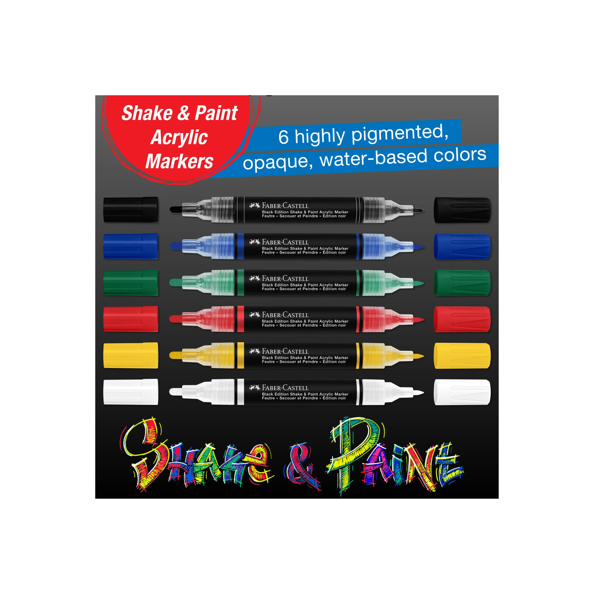 Acrylic markers Faber-Castell for art and crafts in Qatar