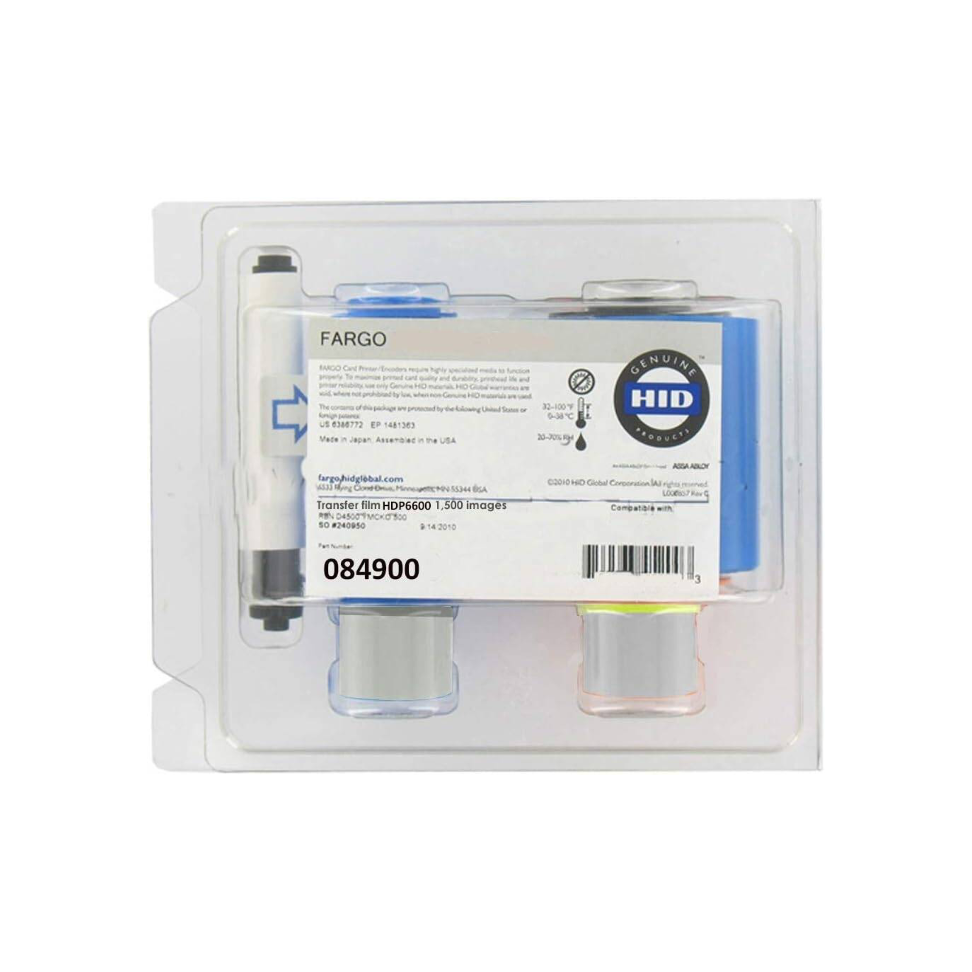 Fargo 84900 Clear HDP Film – 1.0 Mil, 1500 Prints | Genuine Fargo Retransfer Film for ID Cards in Qatar