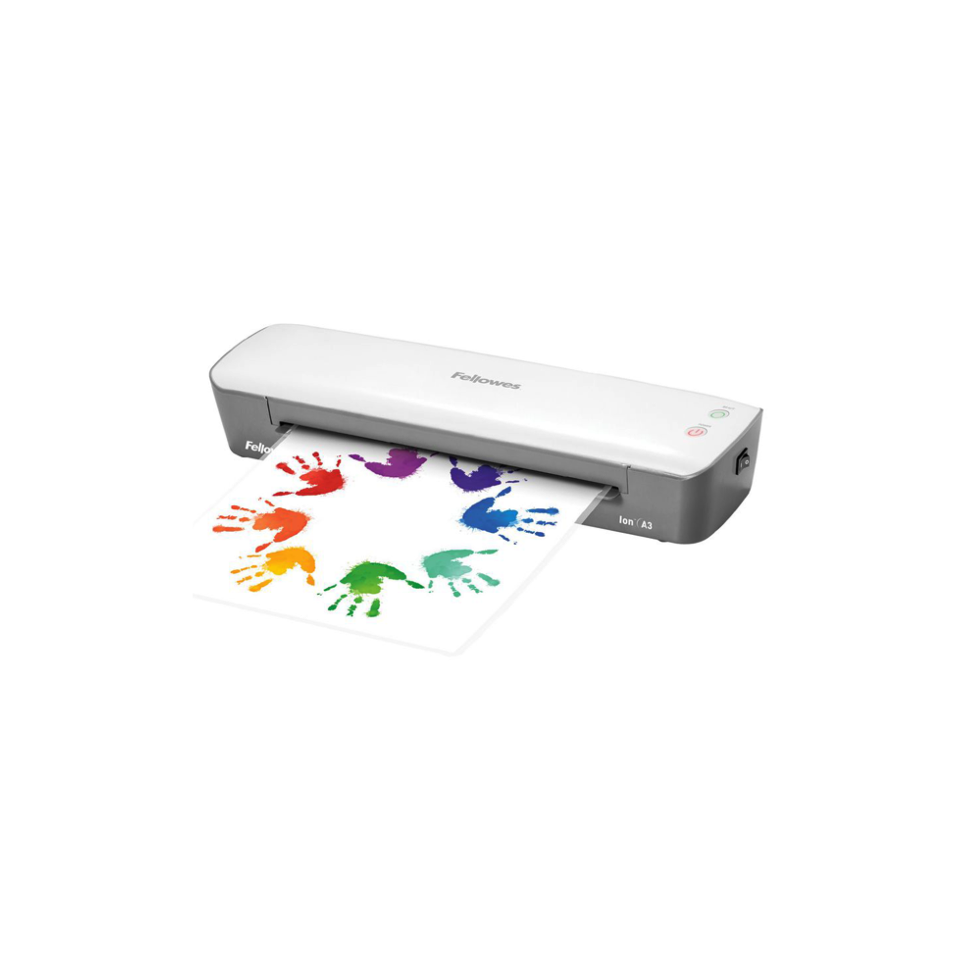 Fellowes ION A3 Laminator – Fast Warm-Up, Auto Shut-Off, 80–125 Micron Pouches | Qatar