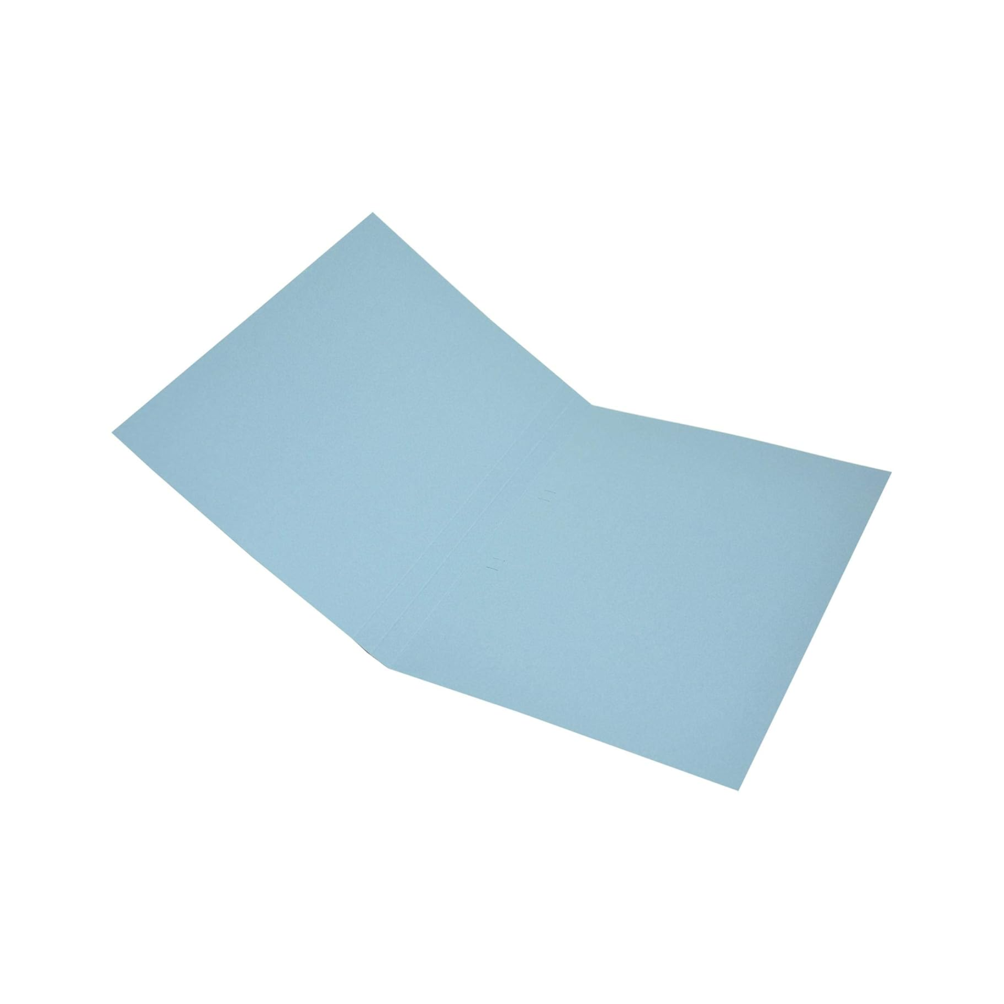 Square cut foolscap folders blue pack of 50 for office in Qatar