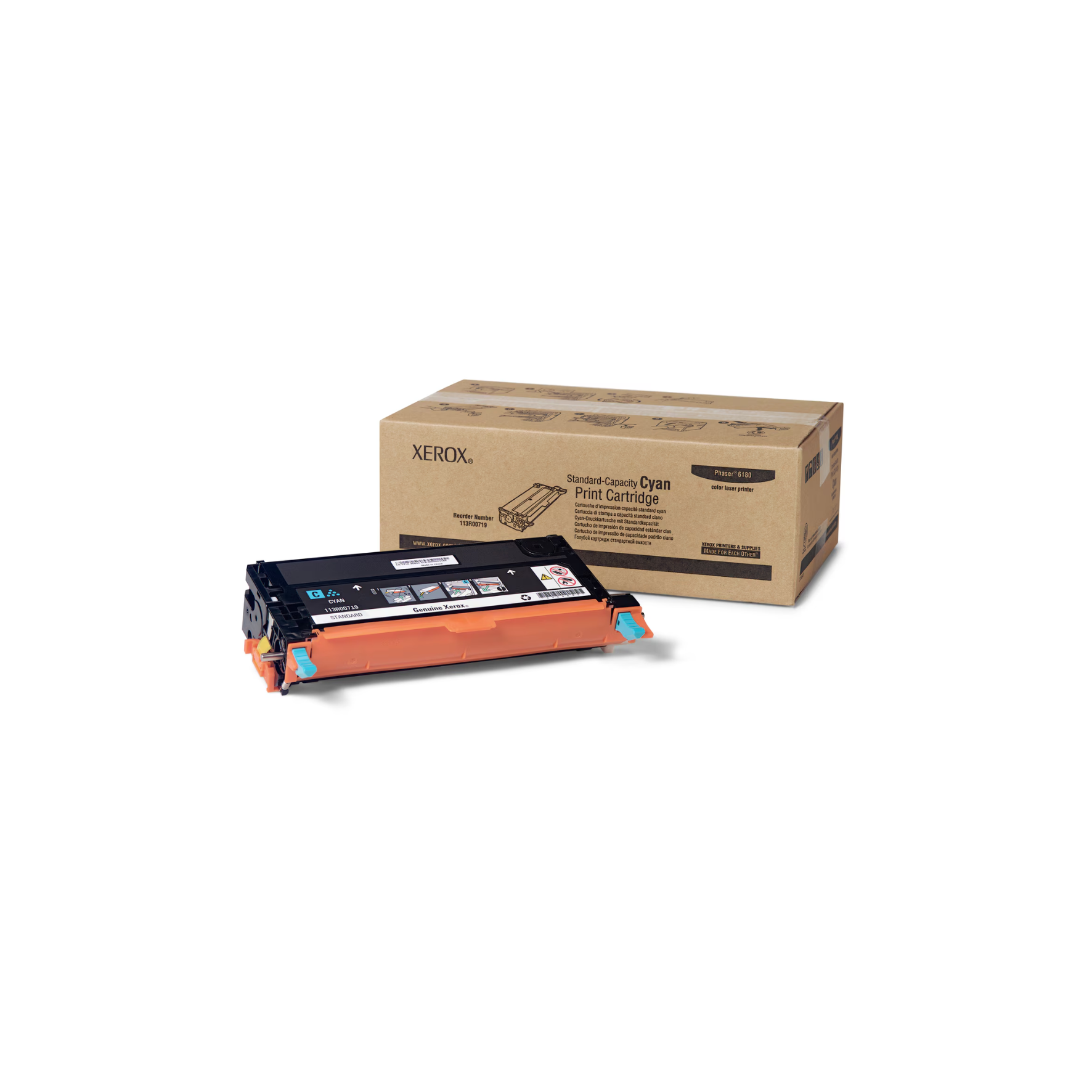 High-Yield Xerox 113R00719 Cyan Toner - Best Price in Qatar