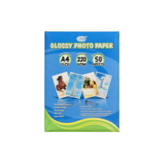 Glossy A4 photo paper 220 GSM for inkjet printers in Qatar