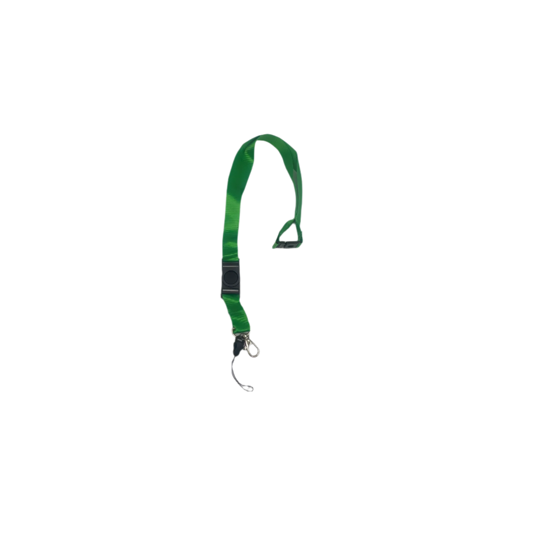 Green lanyard with safety clip  in Qatar