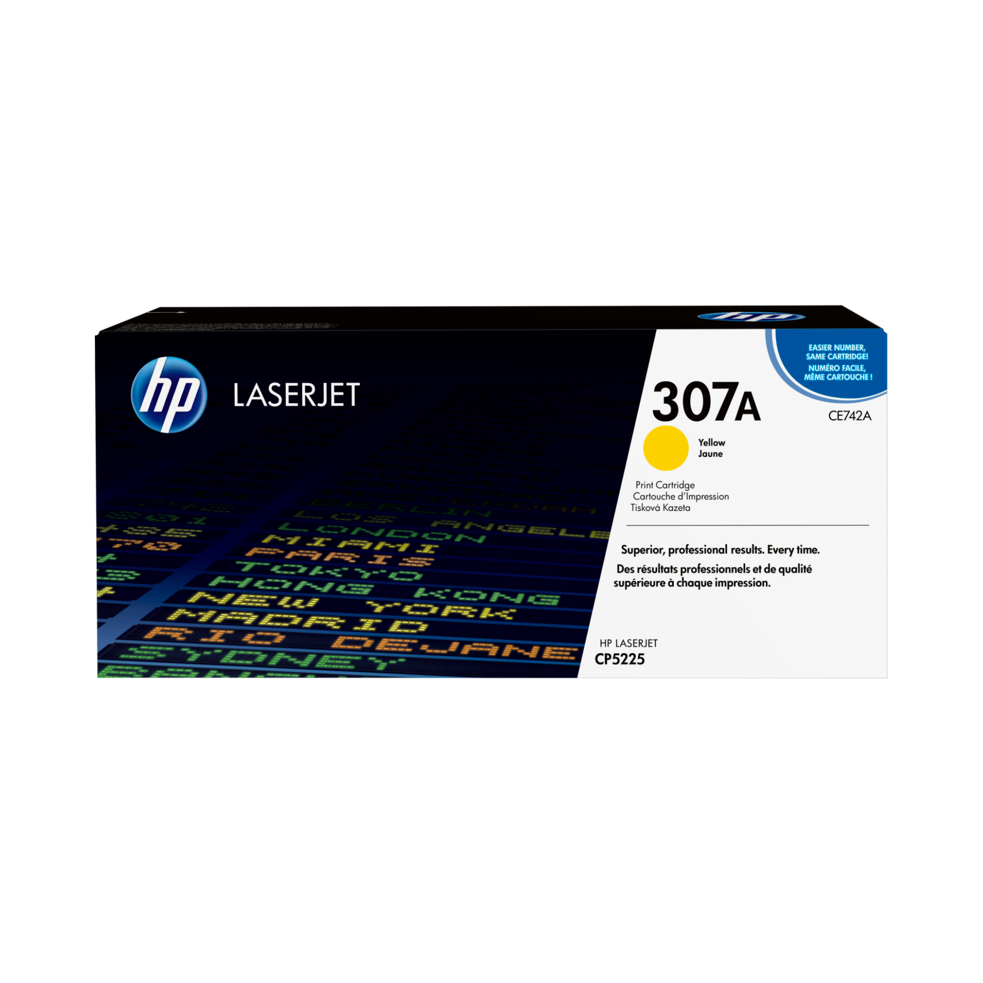 Original HP CE742A Yellow Toner – Buy in Qatar