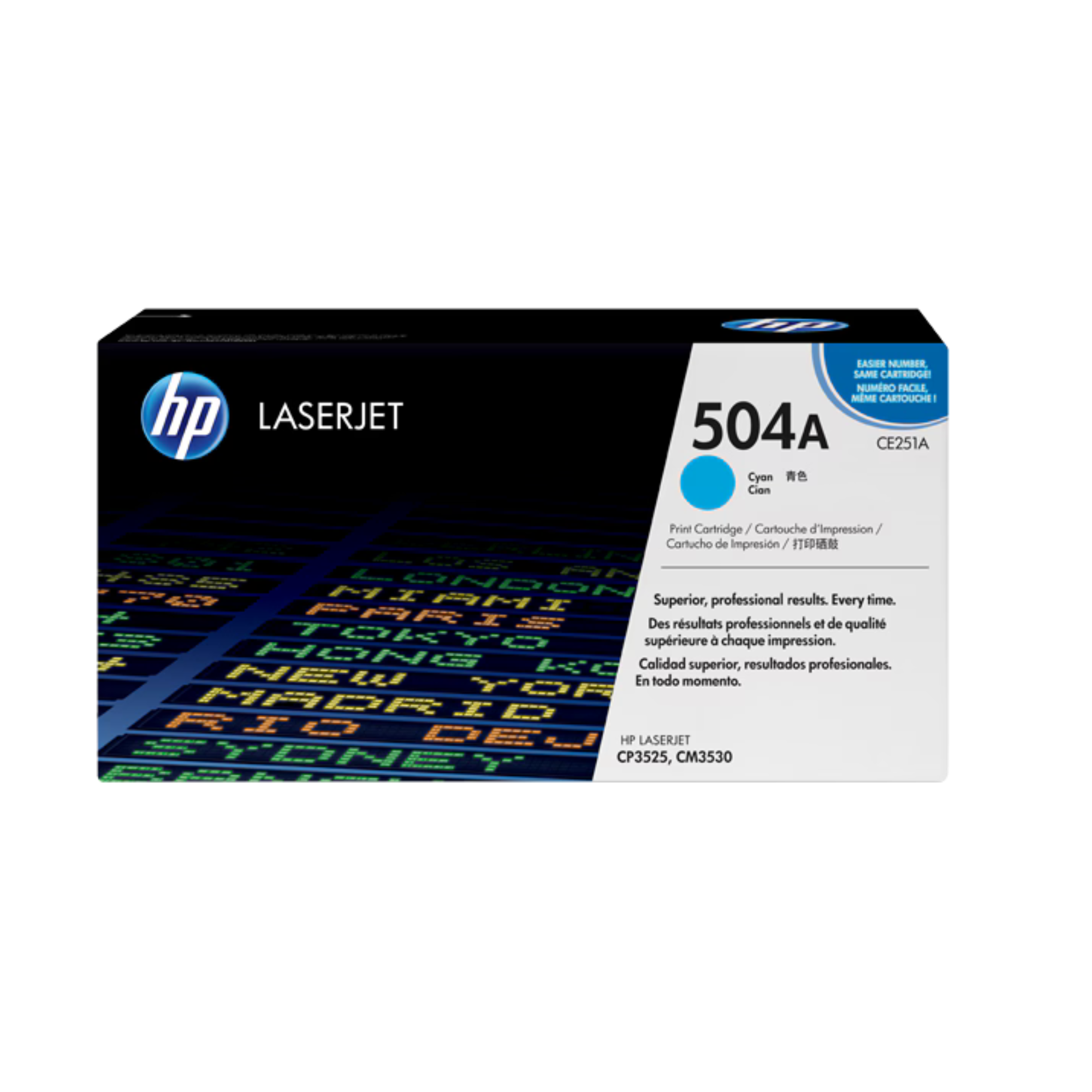 HP 504A Cyan Toner Cartridge CE251A