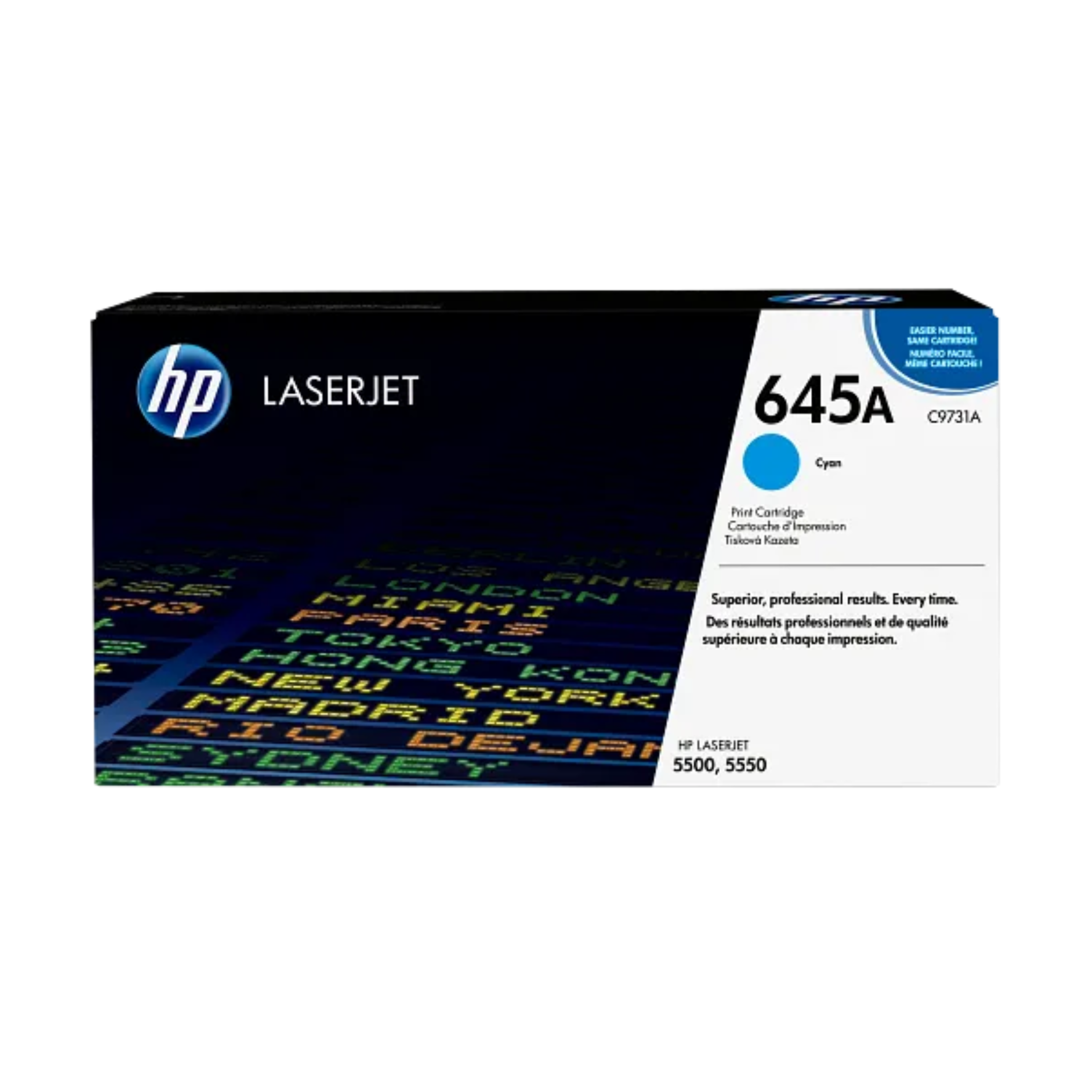 Genuine HP 645A Cyan Toner Cartridge Best Price Qatar